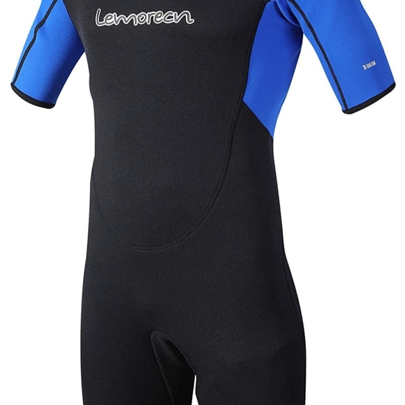Adult 3mm Shorty Jumpsuit Wetsuit - Picture 2 of 9